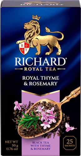 Чай черный RICHARD Royal Thyme & Rosemary, 25пак, изображение