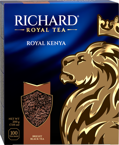 Чай черный RICHARD Royal Kenya Кенийский байховый, 100пак, вид