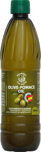 Масло оливковое CUCINATO GOURMET рафинированное из выжимок с добавлением нерафинированного, 500мл, вид