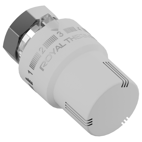 Термоголовка жидкостная ROYAL THERMO М30х1,5 (белый), картинка