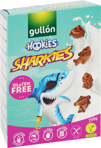 Готовый завтрак безглютеновый GULLON Sharkies, 250г, детальное фото