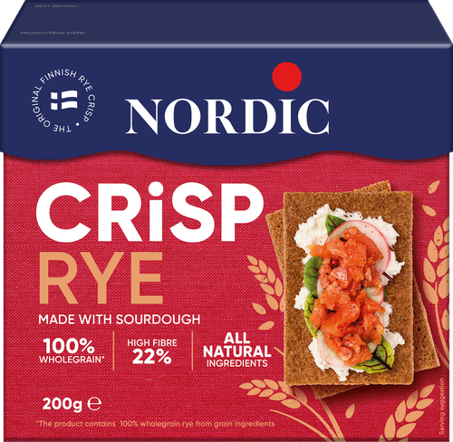 Хлебцы ржаные NORDIC Rye, 200г, фото