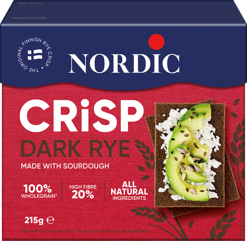 Хлебцы ржаные NORDIC Dark Rye, 215г, детальное фото