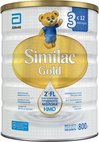 Молочко детское SIMILAC Gold 3, c 12 месяцев, 800г, фотография