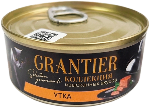 Корм консервированный для кошек GRANTIER с уткой, 100г, фотография
