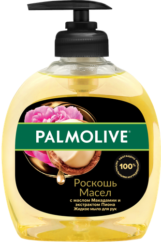 Жидкое мыло PALMOLIVE Роскошь масел с маслом макадамии и экстрактом пиона, 300мл, детальное фото