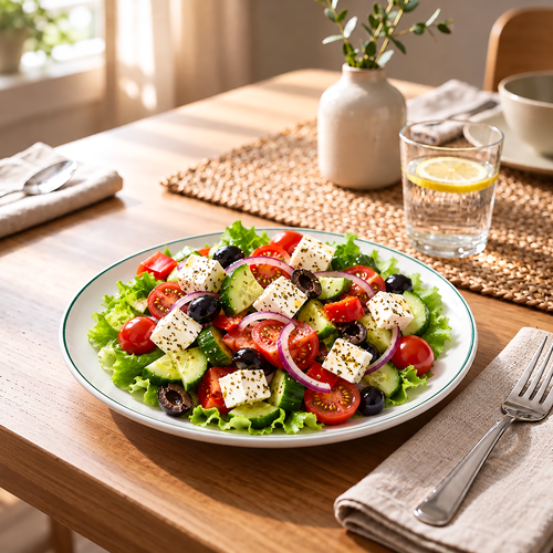 Салат Греческий ЛЕНТА FRESH, 180г, картинка