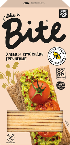 Хлебцы гречневые безглютеновые TAKE A BITE, 150г, картинка