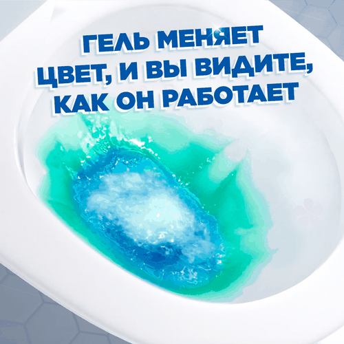 Средство для чистки унитаза ТУАЛЕТНЫЙ УТЕНОК Видимый Эффект, 900мл, детальное фото