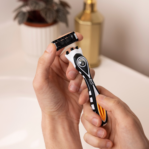 Бритва мужская BIC Hybrid 5 Flex 5 лезвий с 2 сменными кассетами, изображение