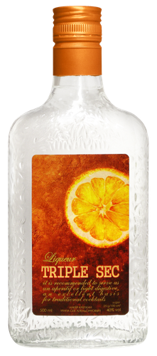 Ликер TRIPLE SEC Апельсиновый крепкий, 40%, 0.5л, детальное фото