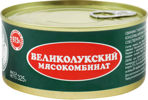 Свинина МК ВЕЛИКОЛУКСКИЙ высший сорт, 325г, детальное фото