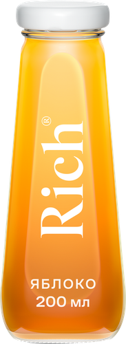 Сок RICH Яблочный, 0.2л, крупный план