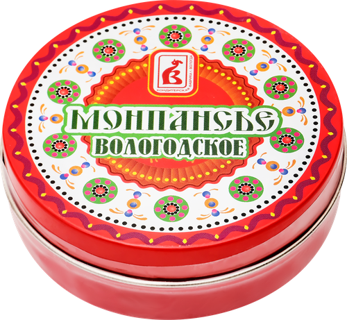 Леденцы КФ ВОЛОГДА Монпансье, 65г, детальное фото