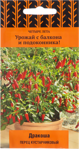 Семена ПОИСК Перец кустарниковый Дракоша (А) (ЦВ), фото