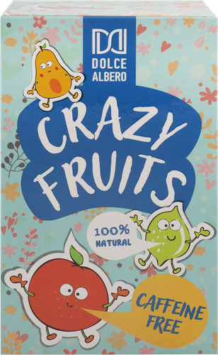 Напиток чайный травяной DOLCE ALBERO Crazy Fruits, 20пак, фотография