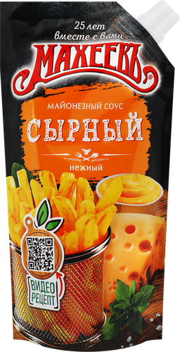 Соус майонезный МАХЕЕВЪ Сырный 50,5%, 200мл, детальное фото