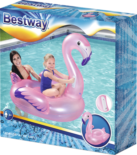 Игрушка надувная для плавания BESTWAY Фламинго 127х127см, Арт. 41122, фотография