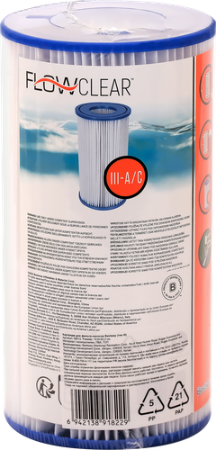 Картридж для фильтр-насоса BESTWAY Flowclear 10,6х20,3см, Арт. 58012, фотография