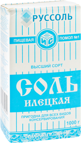 Соль ИЛЕЦКАЯ помол №1, 1кг, изображение
