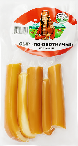 Сыр копченый МК АДЫГЕЙСКИЙ По-охотничьи 45%, без змж, 76г, крупный план