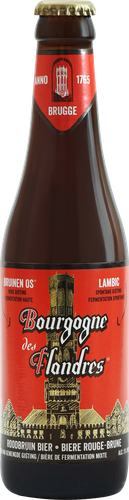 Напиток пивной темный BOURGOGNE DES FLANDRЕS фильтрованный пастеризованный, 5%, 0.33л, фотография