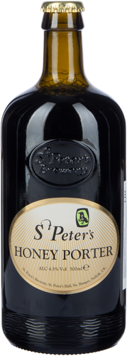 Пиво темное ST PETER'S Honey porter фильтрованное пастеризованное 4,5%, 0.5л, фото