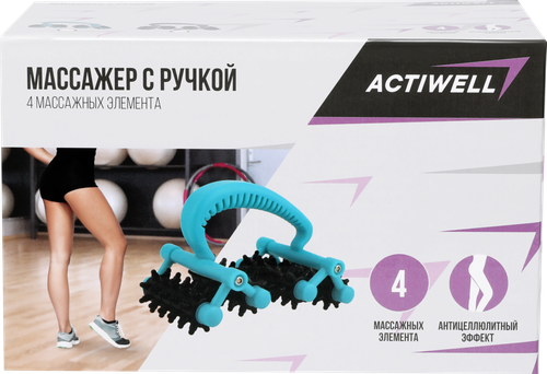 Массажер с ручкой ACTIWELL 4 массажных элемента, Арт. IR97369B, фотография