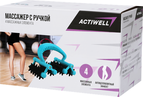 Массажер с ручкой ACTIWELL 4 массажных элемента, Арт. IR97369B, фото