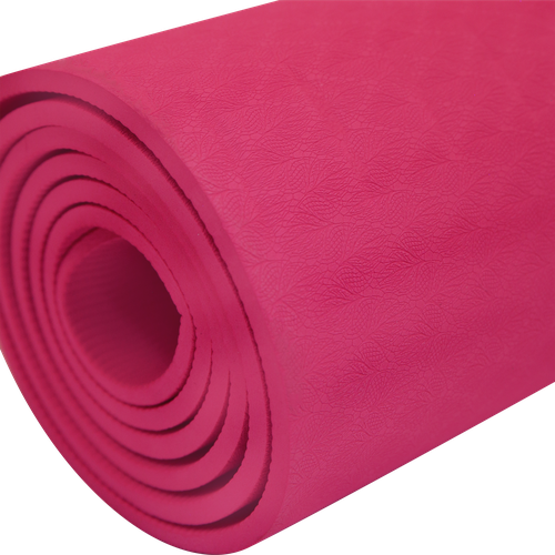Коврик для йоги ACTIWELL 180х60х0,6см, ТПЕ-резина, Арт. IR97503B, крупный план