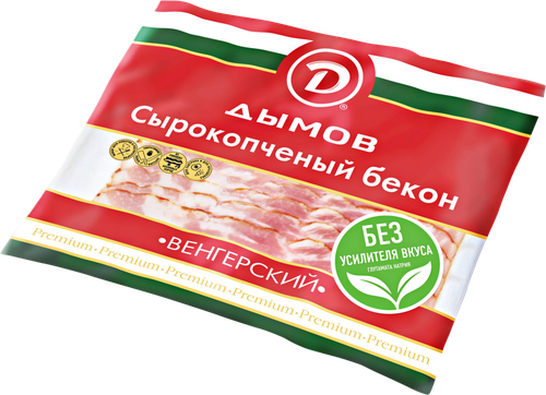 Бекон сырокопченый ДЫМОВ, нарезка, 500г, фотография