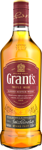 Виски GRANT'S Triple Wood, шотландский купажированный 40%, 0.7л, детальное фото
