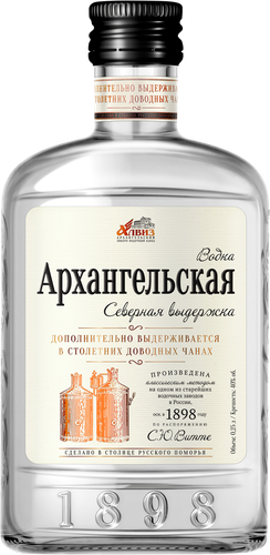 Водка АРХАНГЕЛЬСКАЯ Северная выдержка 40%, 0.25л, картинка