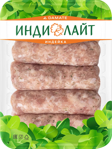 Купаты из индейки ИНДИЛАЙТ По-домашнему, 500г, картинка