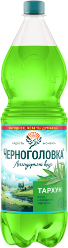 Напиток ЧЕРНОГОЛОВКА Тархун газированный, 1.5л, изображение