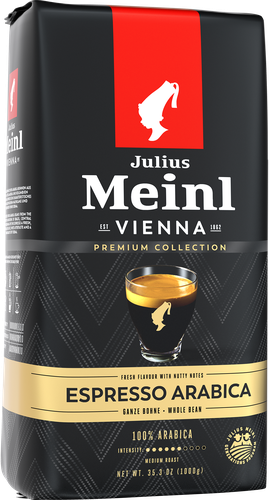 Кофе зерновой JULIUS MEINL Espresso Premium натуральный, средняя обжарка, 1кг, вид