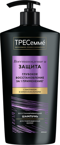 Шампунь для волос TRESEMME Repair and protect восстанавливающий с биотином, 650мл, фото