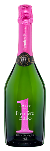 Вино игристое PREMIERE BULLE Blanquette De Limoux выдержанное белое брют, 0.75л