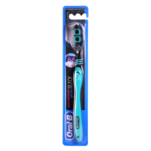 Зубная щетка ORAL-B Black Всесторонняя чистка, средней жесткости, фото