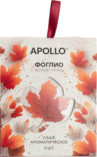 Саше ароматическое APOLLO Foglio Velvet cloud 10г, Арт. FOG-003, 3шт, фото