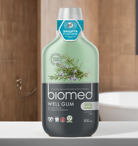 Ополаскиватель для полости рта BIOMED Здоровье десен, 500мл, фото