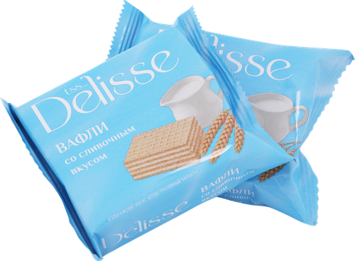 Вафли DELISSE со сливочным вкусом, весовые, фото