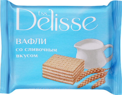 Вафли DELISSE со сливочным вкусом, весовые, изображение