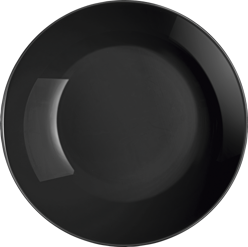 Тарелка десертная LUMINARC Diwali black 19см, стекло Арт. P3324, изображение