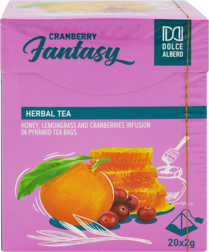 Напиток чайный DOLCE ALBERO Cranberry Fantasy, 20пир, изображение