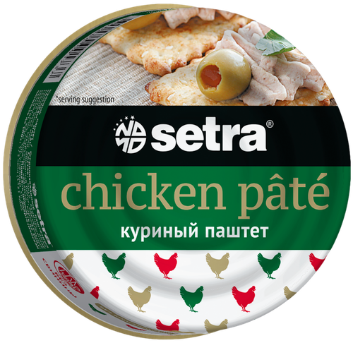 Паштет SETRA из курицы, 100г, картинка