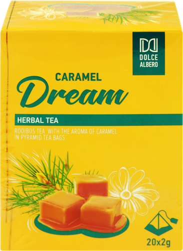 Напиток чайный DOLCE ALBERO Caramel Dream, 20пир, фото