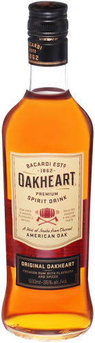 Напиток спиртной OAKHEART Original на основе рома, 35%, 0.5л, картинка