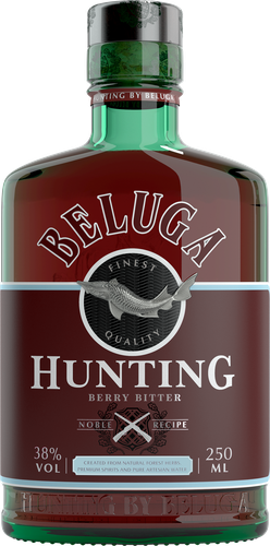 Ликер BELUGA Hunting Berry десертный 38%, 0.25л