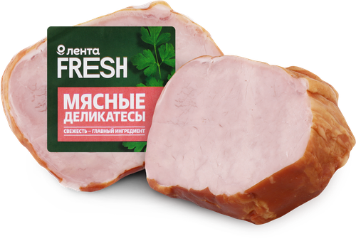 Карбонад копчено-вареный из свинины Традиционный ЛЕНТА FRESH, весовой, изображение